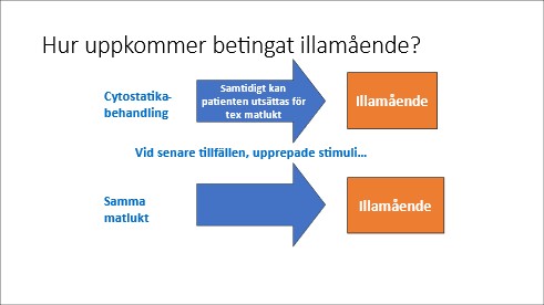 Beskrivning av betingat illam&aring;ende